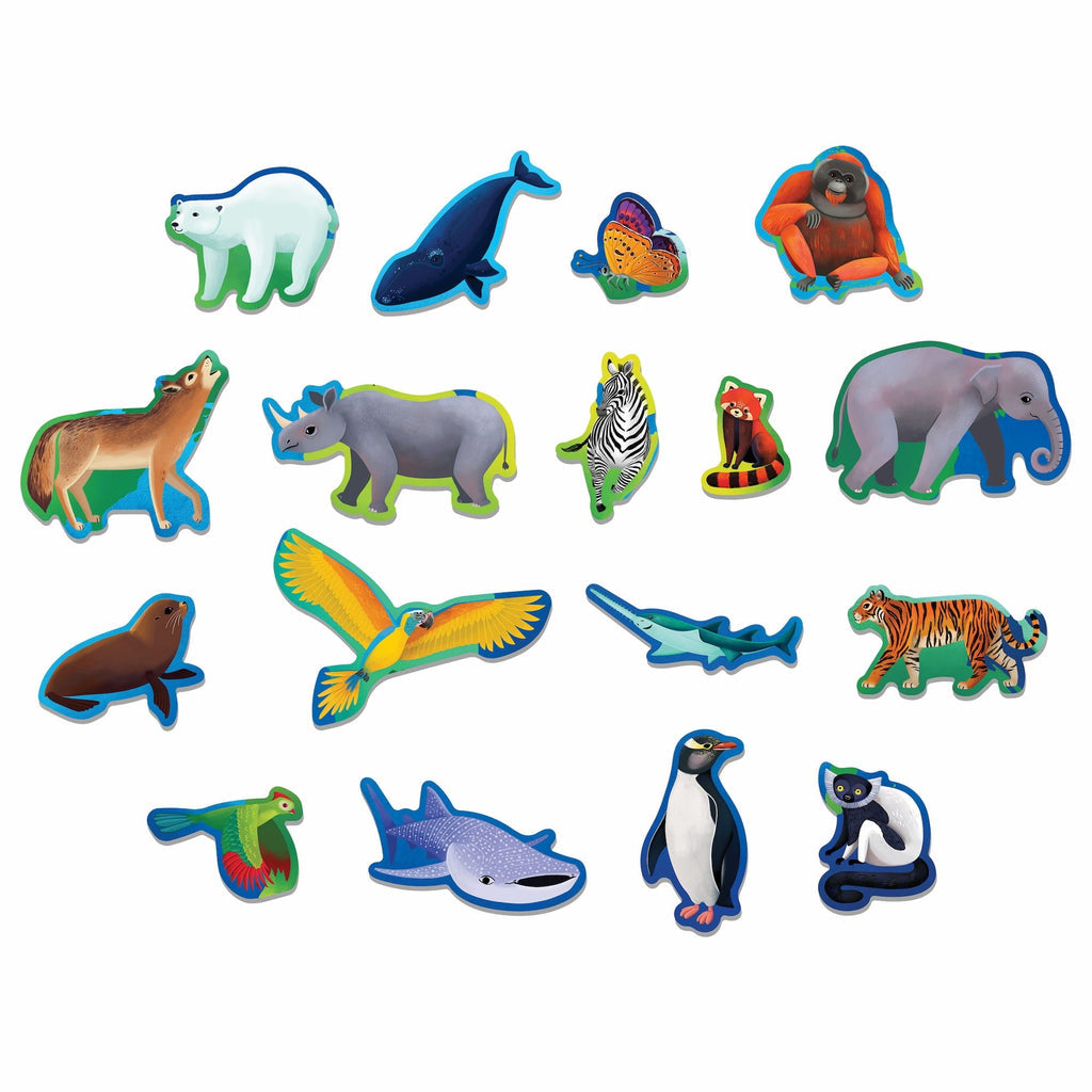 Endangered Species Around the World 80 Piece Geography Puzzle