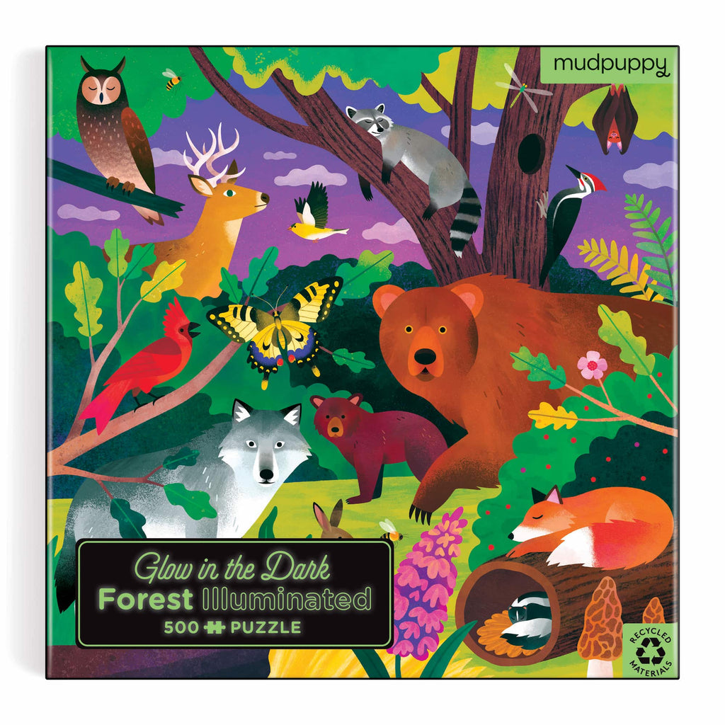 Forest Illuminated 500 Piece Glow in the Dark Puzzle