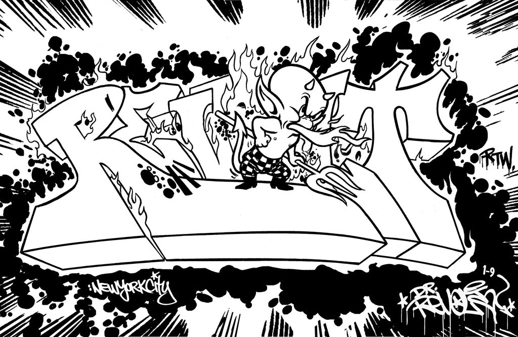 Graffiti Coloring Book Vol. 2: Characters