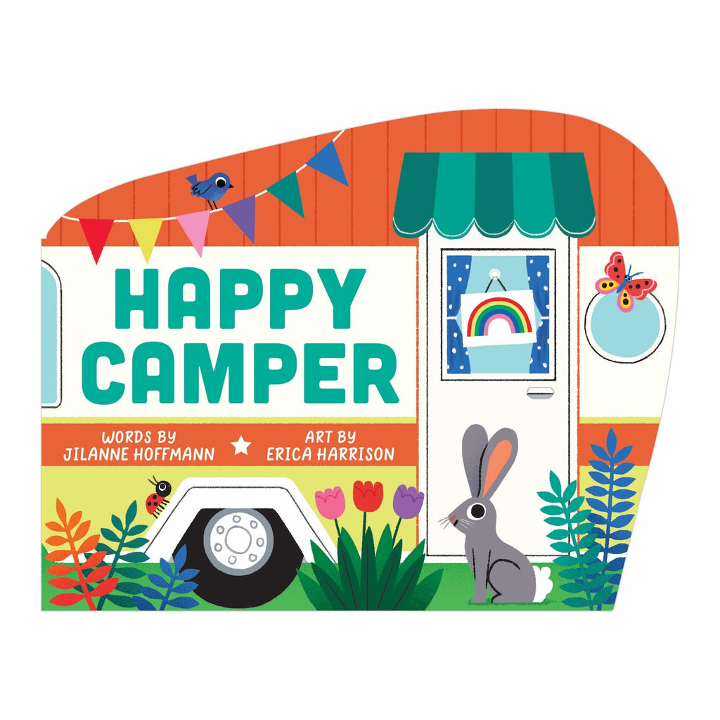 Happy Camper Shaped Board Book