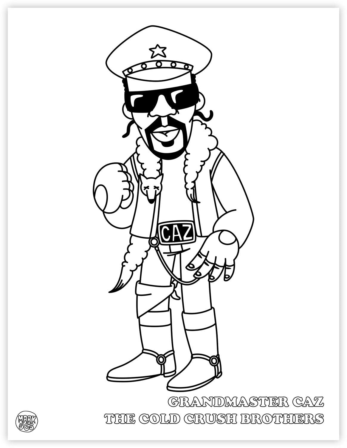 Hip Hop Coloring Book