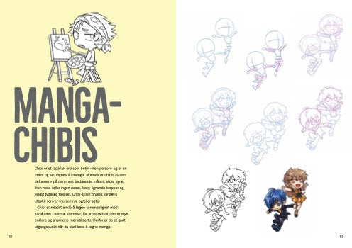 Hvordan tegne manga steg for steg