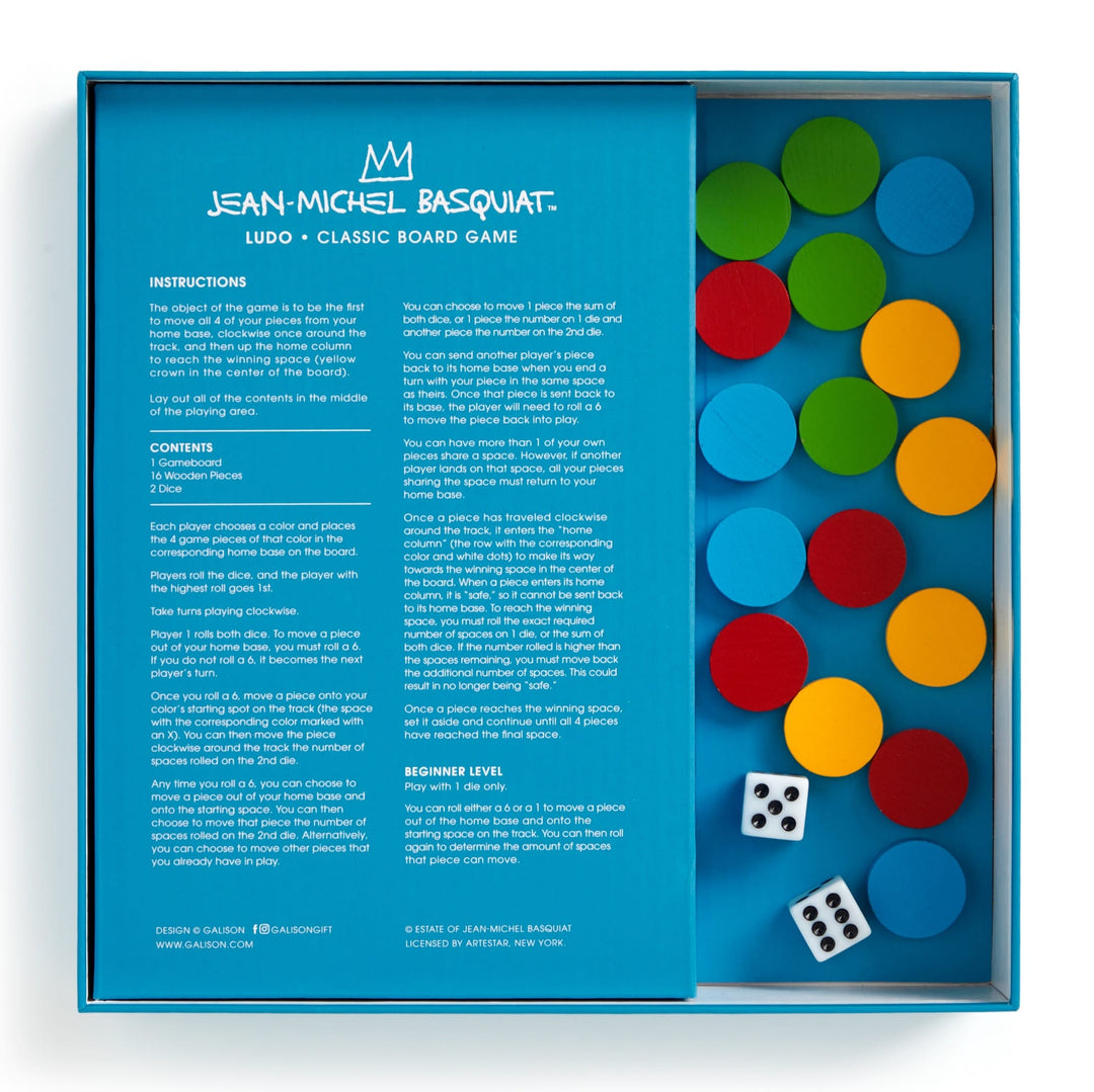 Jean-Michel Basquiat Ludo Classic Board Game