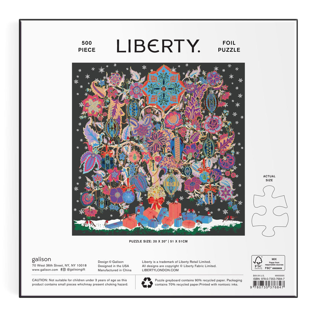 Liberty Christmas Tree of Life 500 Piece Foil Puzzle