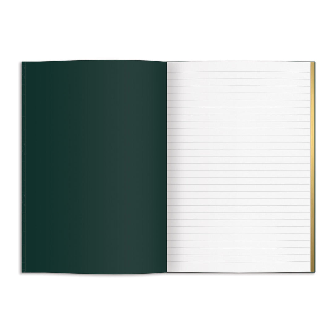 Liberty Dark Green Tudor A5 Embossed Journal