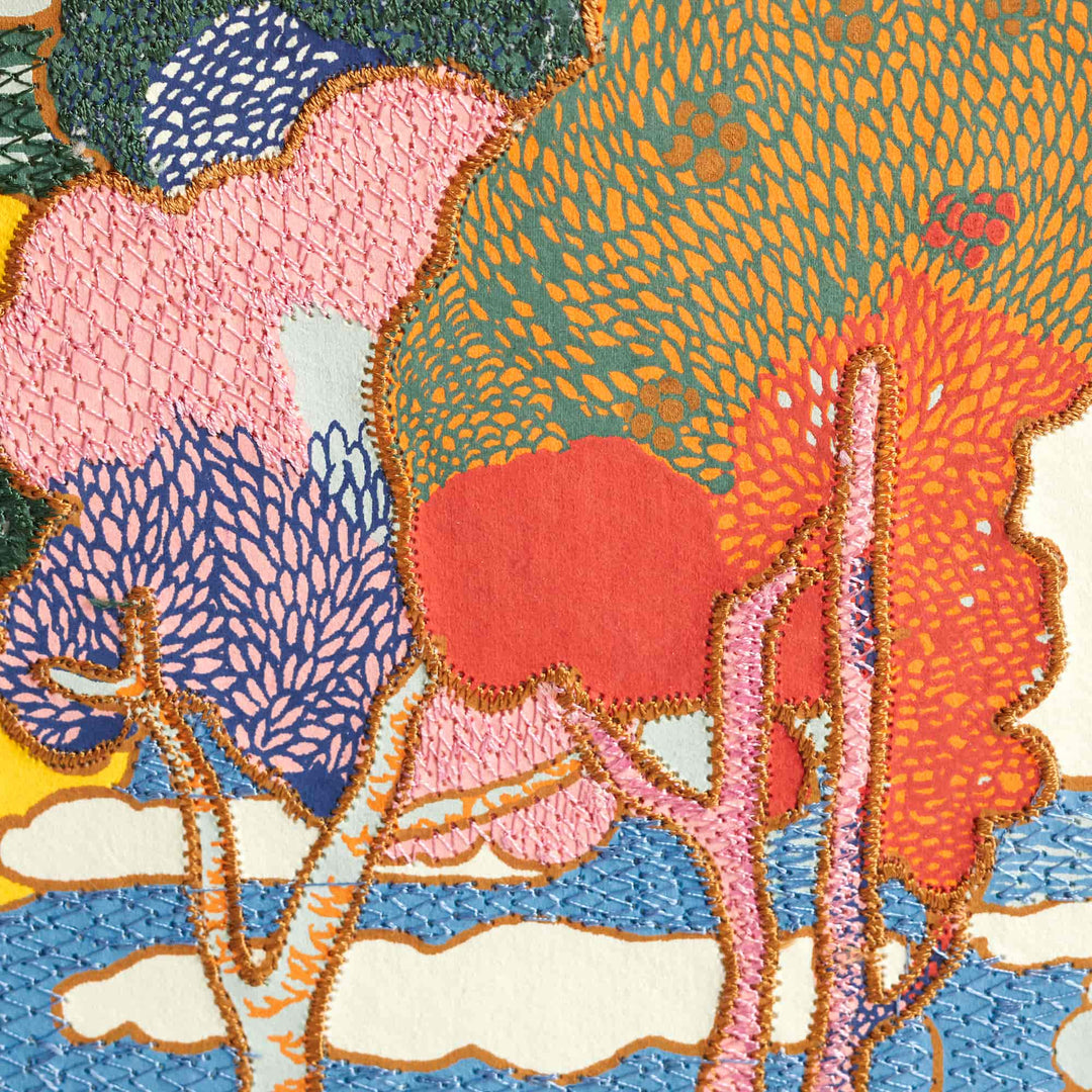 Liberty Prospect Road Handmade Embroidered B5 Journal