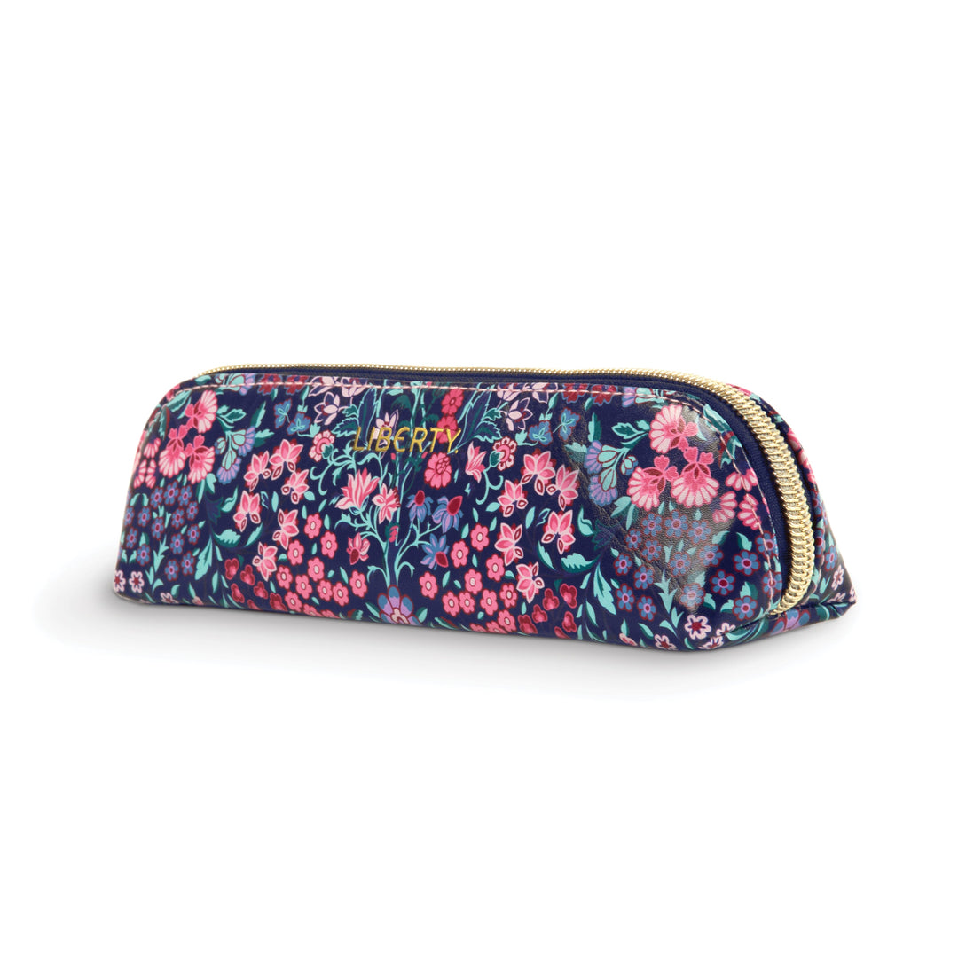 Liberty Tanjore Gardens Tile Navy Pencil Case