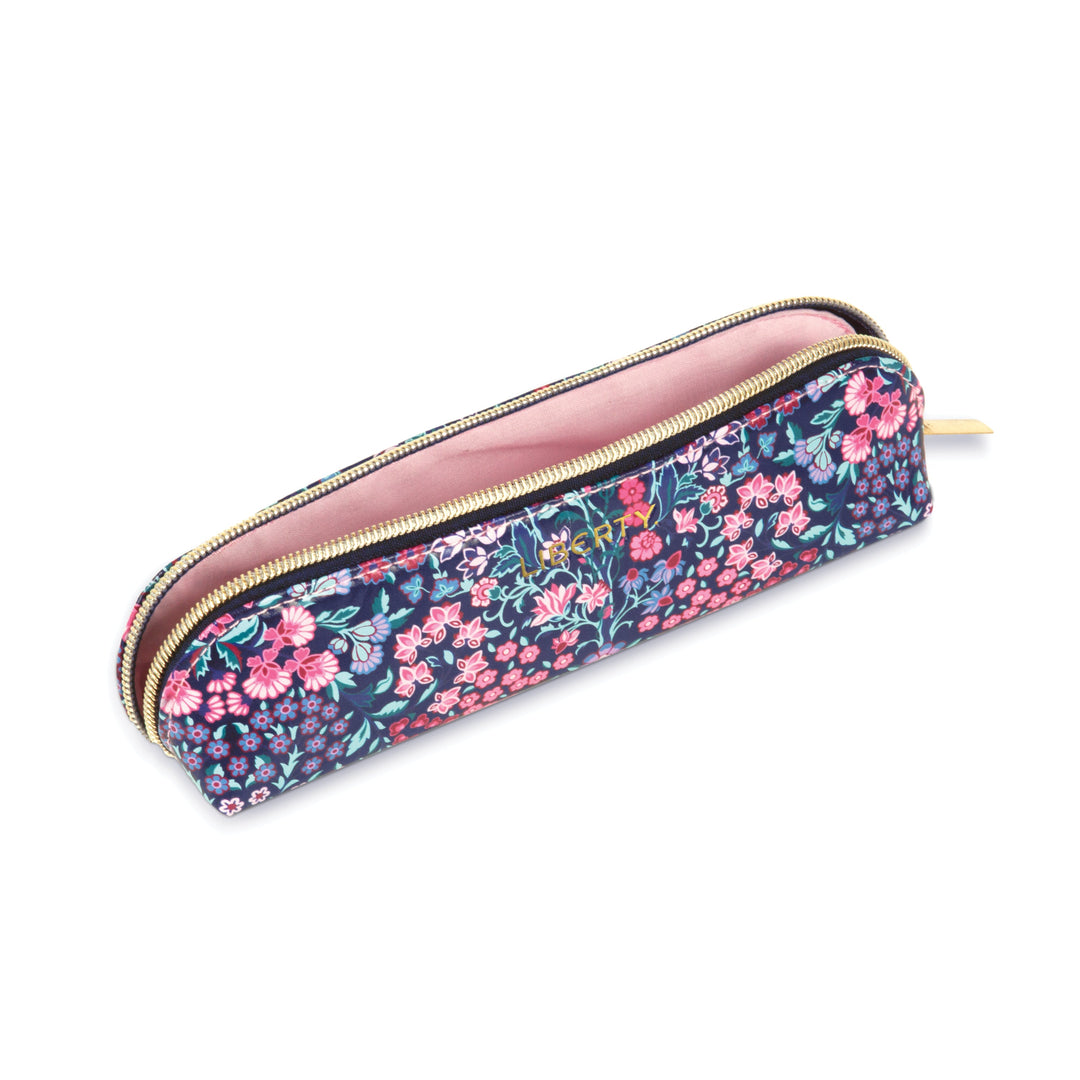 Liberty Tanjore Gardens Tile Navy Pencil Case