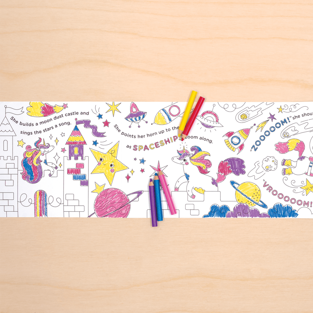 Luna Unicorn Blasts Off! Story Roll