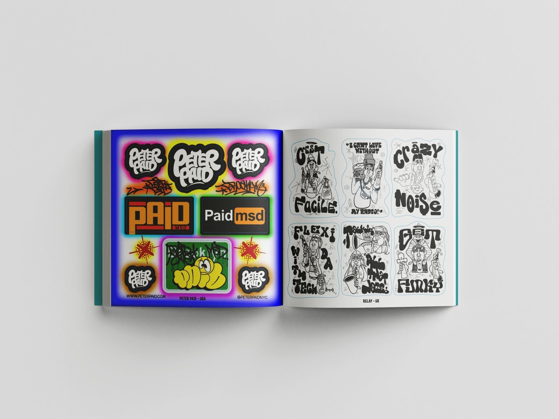 The Graffiti Sticker Book: 300+ Stickers from 50+ Artists