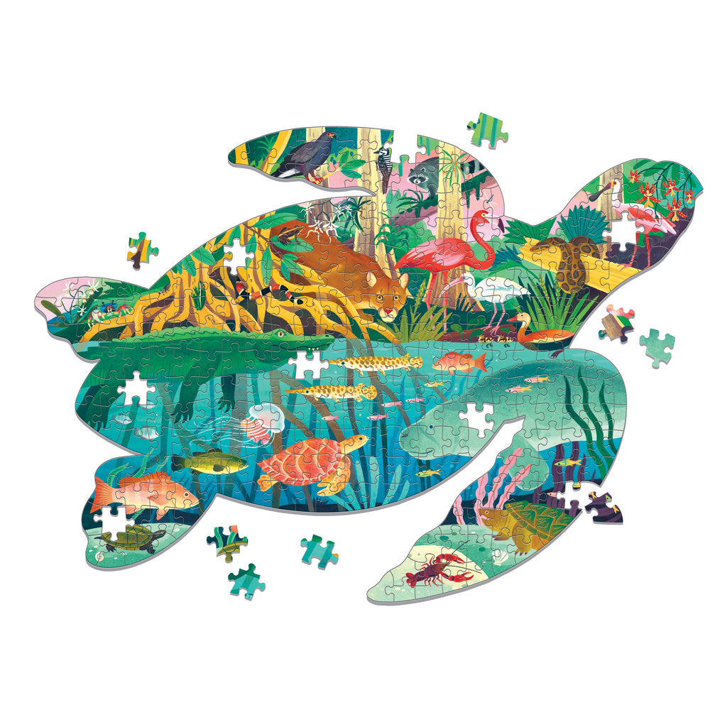 Wetlands 300 Piece Shaped Scene Puzzle