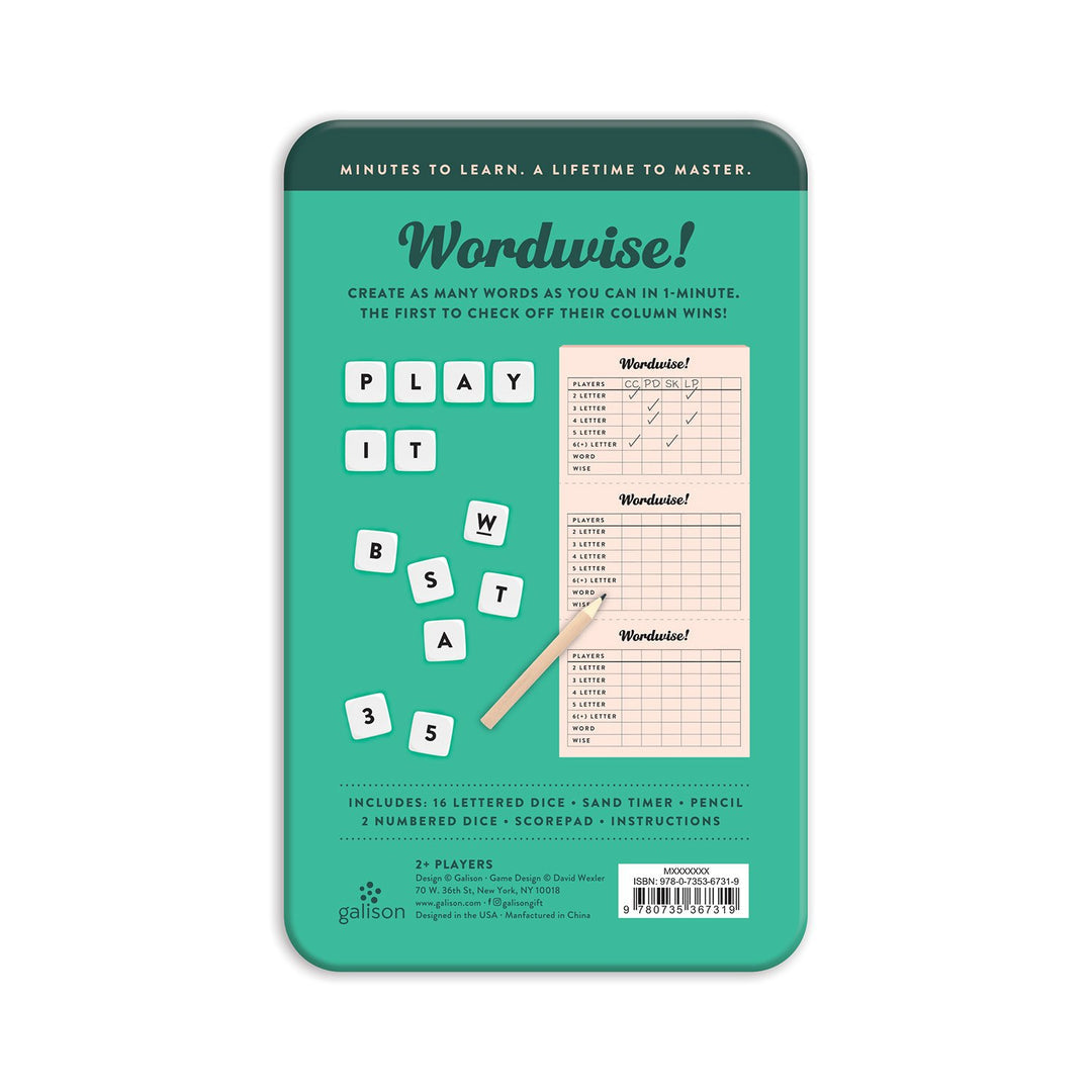 Wordwise! Dice Game