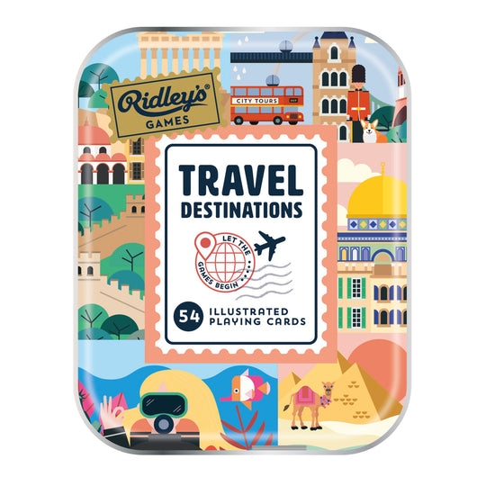 Travel Destinations Playing Cards