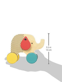 Jumping Jumbo Elephant Wood Pull Toy Petit Collage