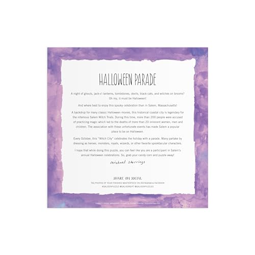 Halloween Parade – 500 Piece Michael Storrings Jigsaw Puzzle