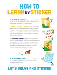 Learn by Sticker: Addition and Subtraction: Use Math to Create 10 Baby Animals!