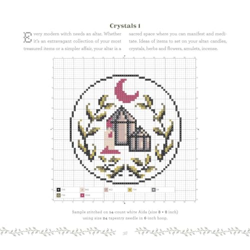 Enchanted Cross-Stitch: 34 Mystical Patterns for the Modern Stitch Witch