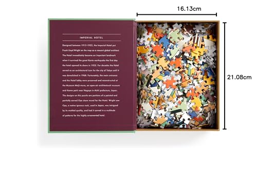 Frank Lloyd Wright Imperial Hotel 500 Piece Book Puzzle