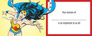 Wonder Woman: You're Amazing!: A Fill-In Book
