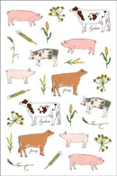 Farm Anatomy Sticker Book