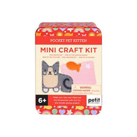 Mini Craft Kit: Pocket Pet Kitten - Portable Felt Sewing Kit