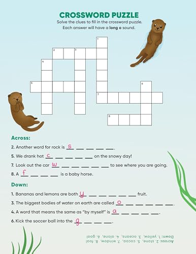 Learn by Sticker: More Phonics: Use Phonics to Create 10 Sea Animals!