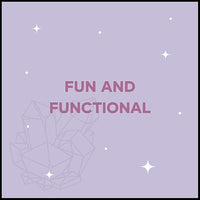 Creativity Crystals: 5 Translucent Erasers