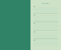 Malachite Green One Line a Day: A Five-Year Memory Book