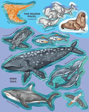 Creatures of the Ocean Sticker Poster