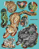 Creatures of the Rainforest Sticker Poster