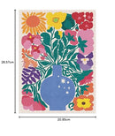 Zodiac Flowers – 1000 Piece Puzzle Featuring Artistic Flowers Paired With Zodiac Signs