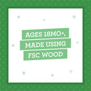 Petit Collage Shape Sorter Wooden Play Set