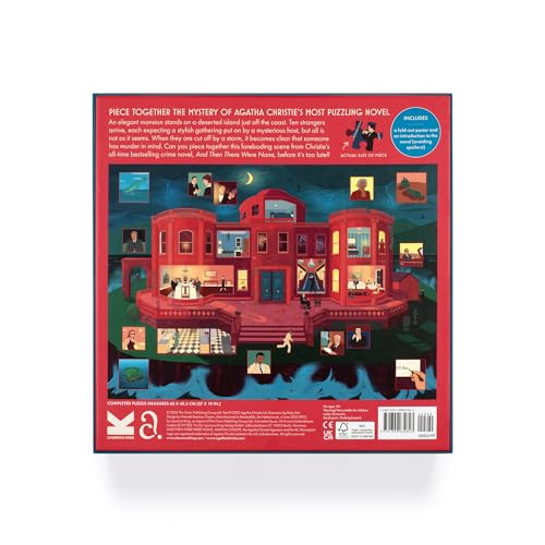 The World of Agatha Christie and Then There Were None 1000 Piece Puzzle