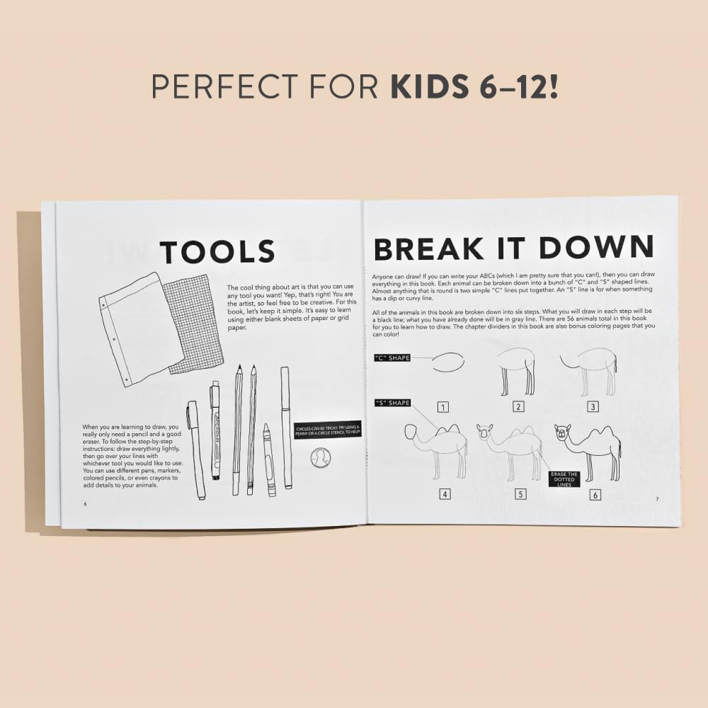 All the Animals: How to Draw Books for Kids (Mini)