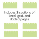 LEGO® Master Builder Notebook: Guided Journal