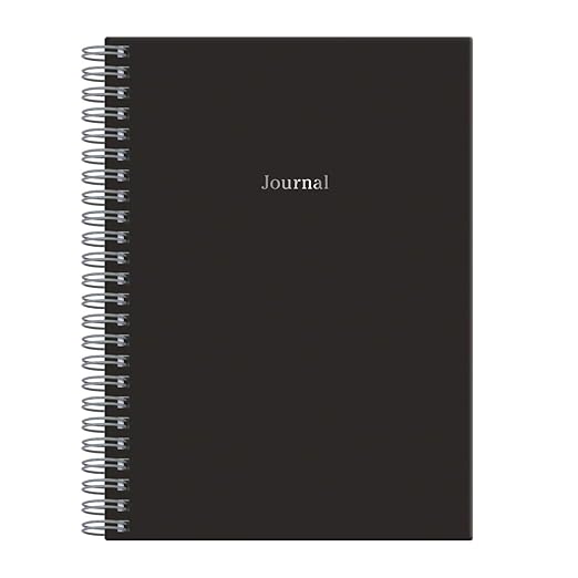 Black Wire-O Journal A5