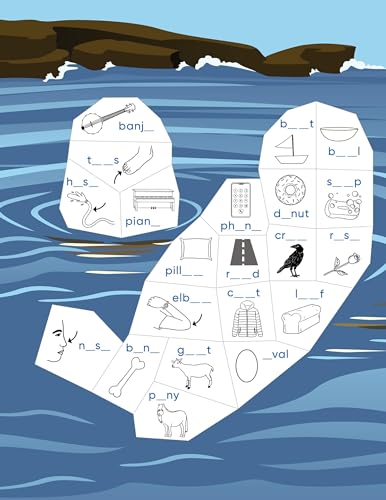 Learn by Sticker: More Phonics: Use Phonics to Create 10 Sea Animals!