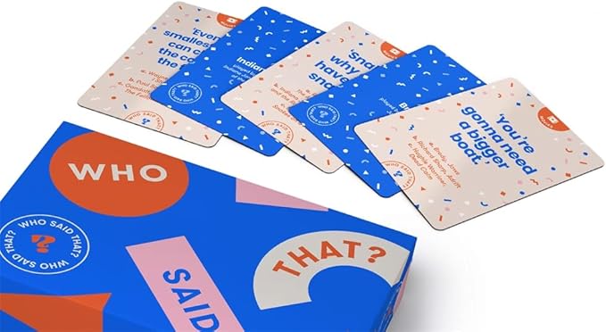 Who Said That?: A Game of Quotes 430 Cards