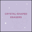 Creativity Crystals: 5 Translucent Erasers