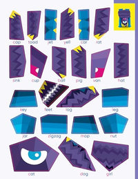 Learn by Sticker: Beginning Phonics: Use Phonics to Create 10 Friendly Monsters!