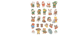 Cozy Christmas: Over 500 Reusable Stickers! (Cute 'n' Cozy Sticker Therapy Series)