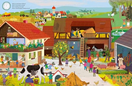 A Day on Fluffyville Farm: A Look-and-Find-Book