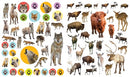 Eyelike Stickers: Wild Animals