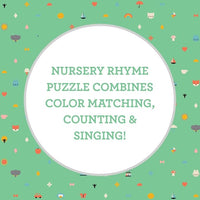 Nursery Counting Puzzle- Five Little Speckled Frogs