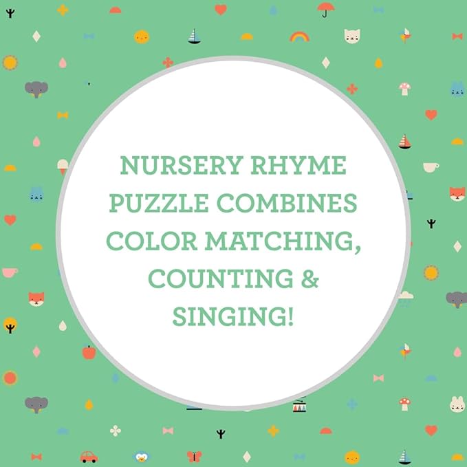 Nursery Counting Puzzle- Five Little Speckled Frogs