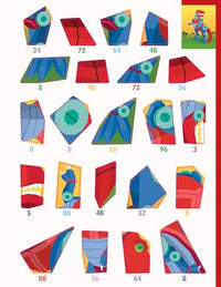 Learn by Sticker: Multiplication: Use Math to Create 10 Awesome Robots!