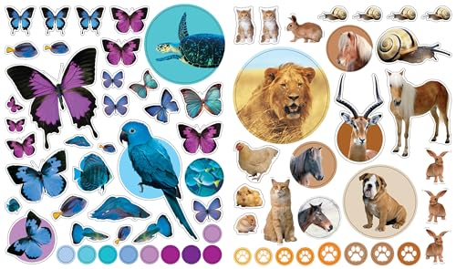 Eyelike Stickers: Animals
