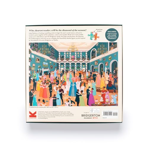 The World of Bridgerton: A 1000-piece jigsaw puzzle with over 30 characters to spot