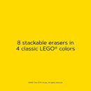 Lego Brick Erasers (Multicolor)