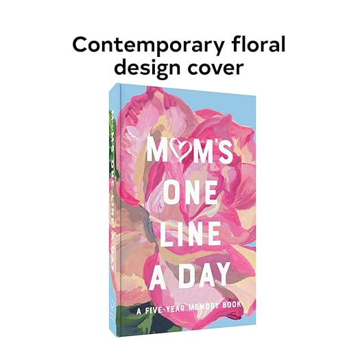 Mum's Floral One Line a Day: A Five-Year Memory Book